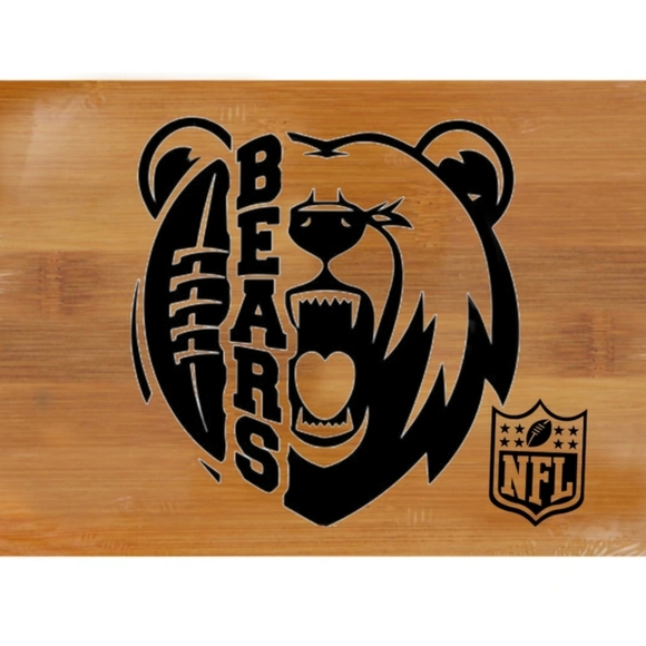 Bears football Cutting board - Picture 4 of 4